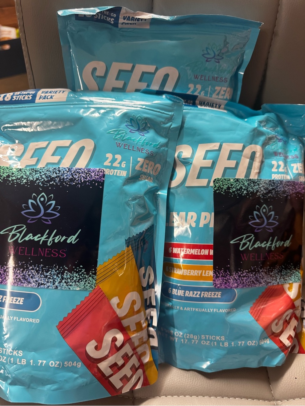 Seeq 18ct protein variety 18 count clear protein retails $45 bag most stores (3)